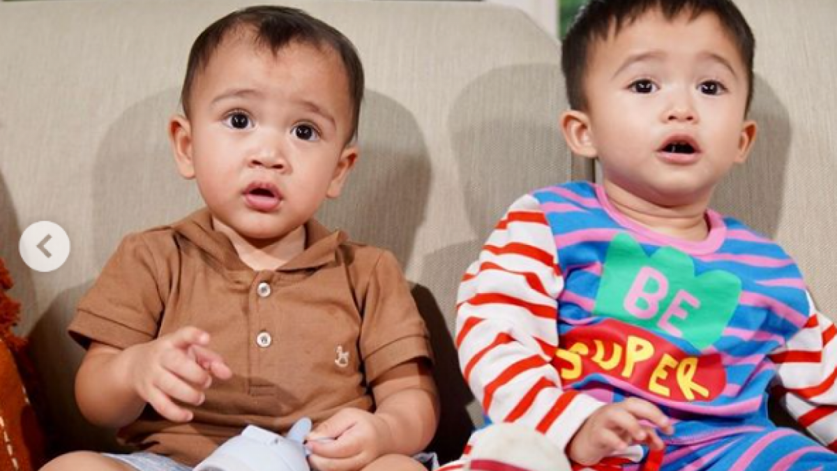 Pertemuan Adzam bersama Rayyanza [Instagram @nathalieholscher]