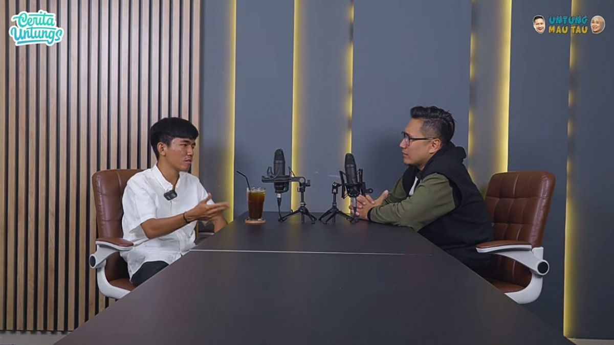 Tiko saat di Podcast cerita Untungs [Yotube Cerita Untungs]