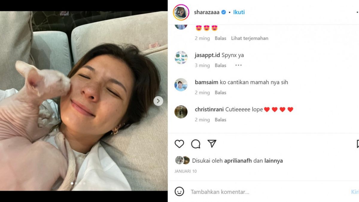 Shaloom anak Wulan Guritno. [Instagram @sharazaaa]