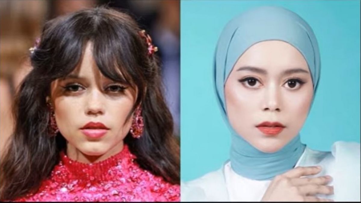 Jenna dan Lesti dalam pose yang sama. [Youtube Suara Garasi.]