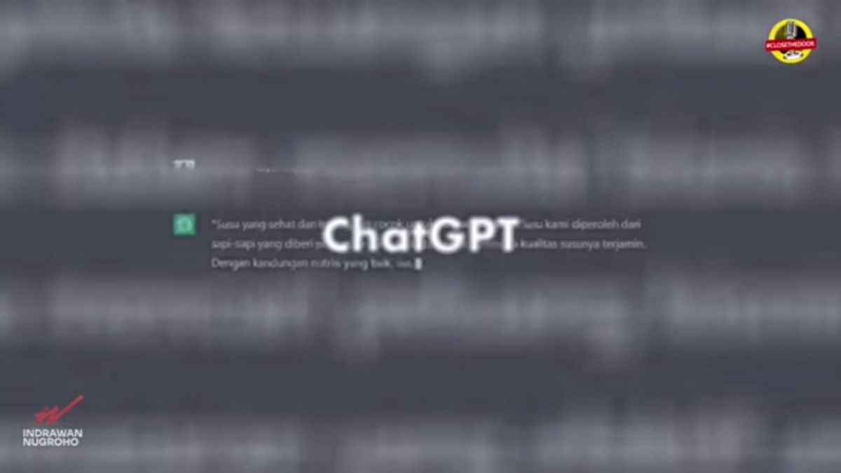 ChatGPT bikin geger [Tangkapan layar youtube @Dr.Indrawannugroho]