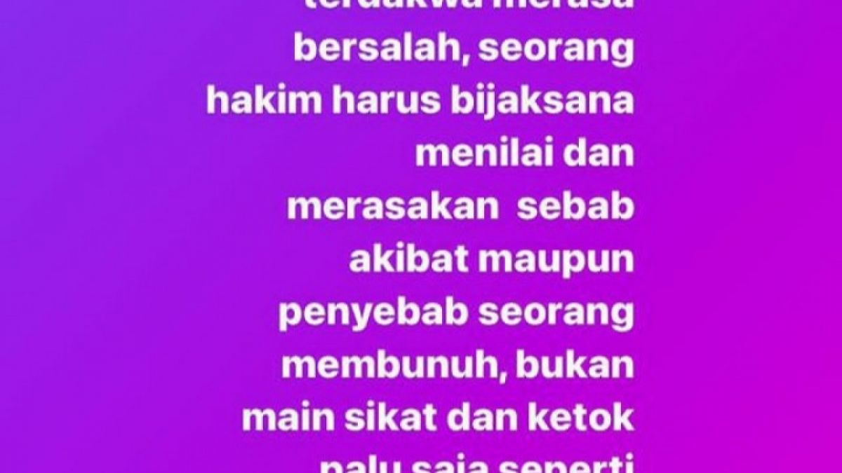 Farhat Abbas ungkapkan rasa kecewa atas putusan hakim [Instagram @Farhatabbasofficial]