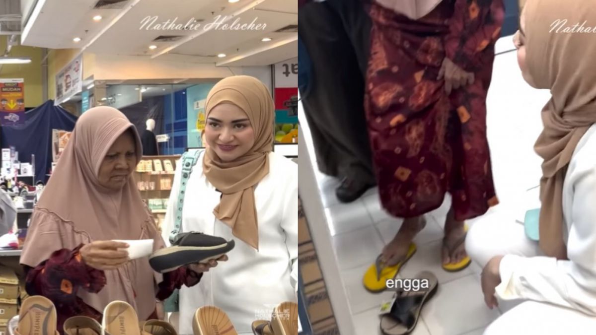 Nathalie Holscher ajak Ibu Eny ke mall. [Youtube Nathalie Holscher]
