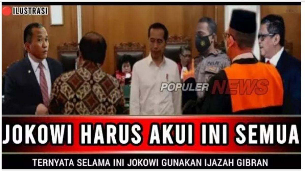 CEK FAKTA: Presiden Jokowi Ternyata Ini Pakai Ijazah Gibran, Benarkah? [YouTube/Populer News]