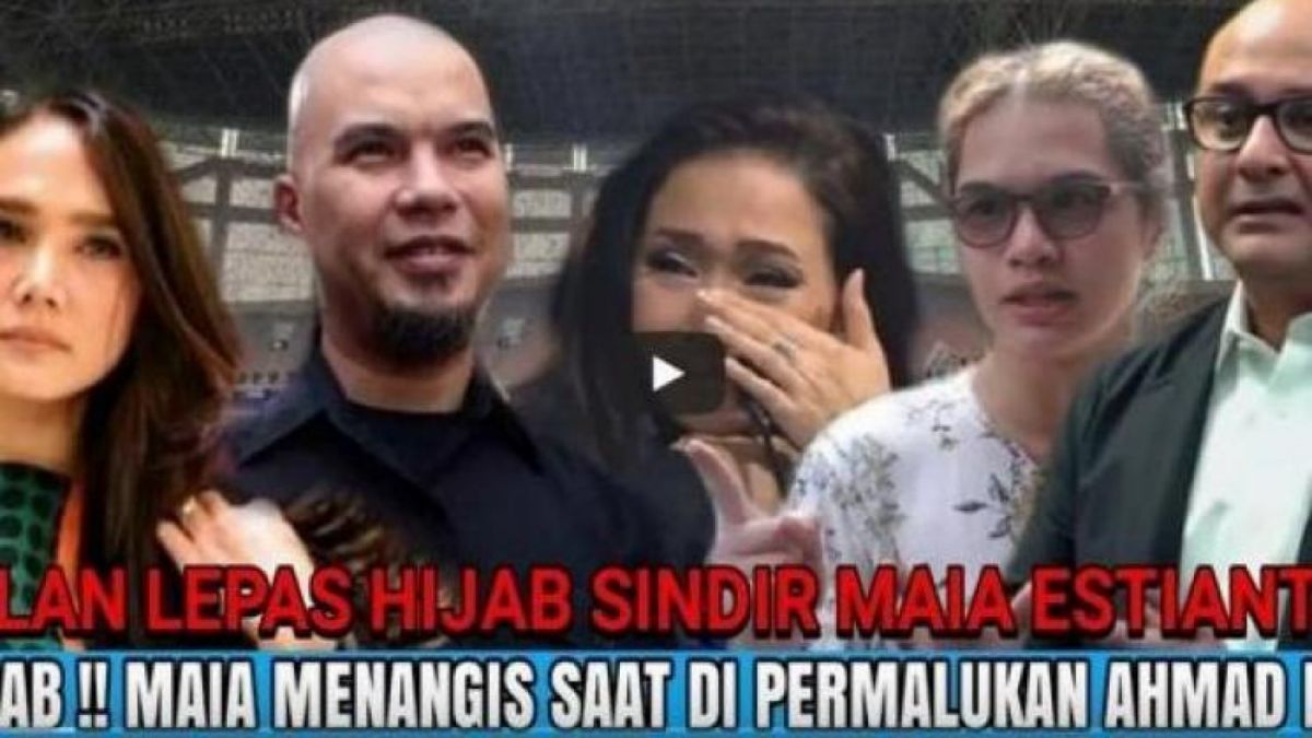 Tangkap layar konten Ahmad Dhani mempermalukan Maia Estianty. Berikut penjelasan tim cek fakta. [YouTube Vemi Liar]
