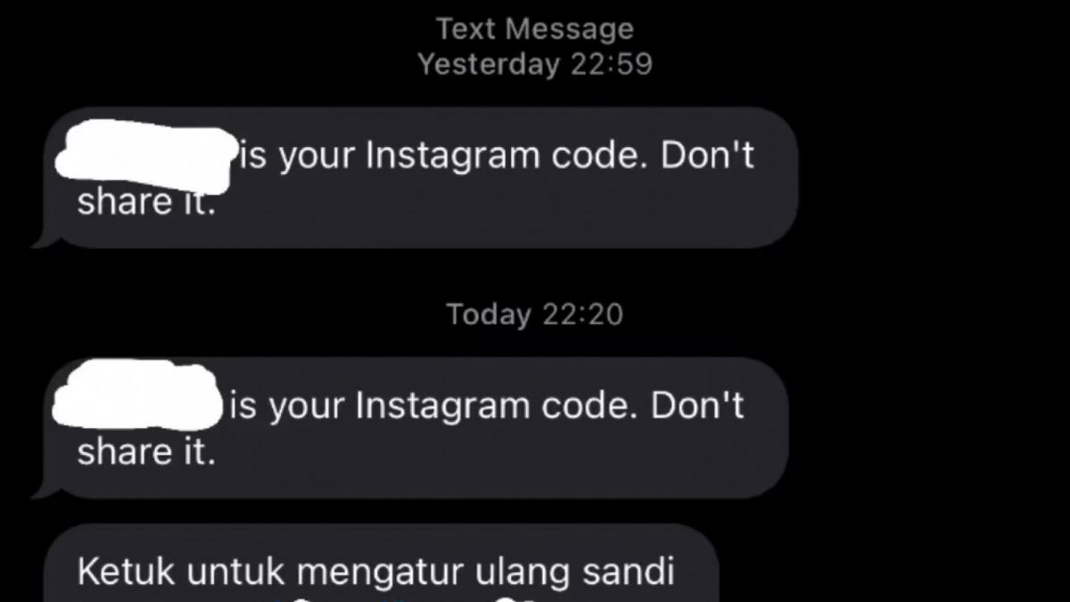 Unggahan Antonio Dedola di Instagram Story bahwa ada yang mencoba meretas akun Instagramnya. [Instagram Story/ toni.dedola (tangkapan layar)]