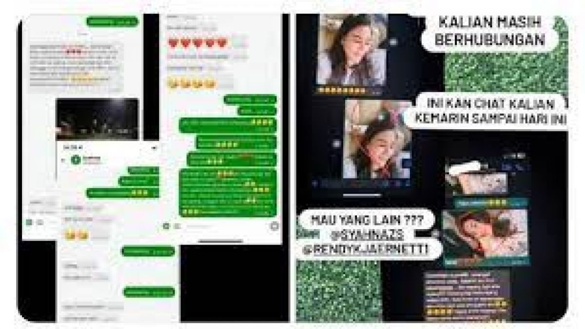 Syahnaz Sadiqah chat Rendy Kjaernett lewat Aplikasi ojek online. [Suara Joglo]