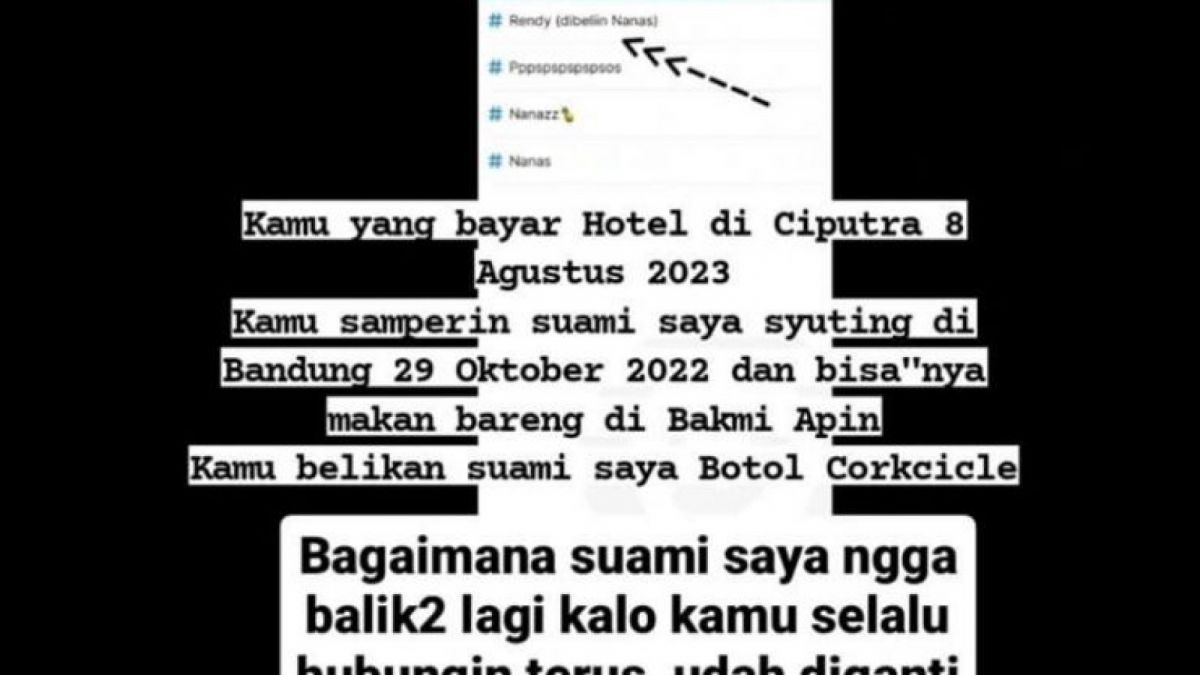 tangkapan layar postingan story Instagram Lady Nayoan [Instagram/ladynayoan]