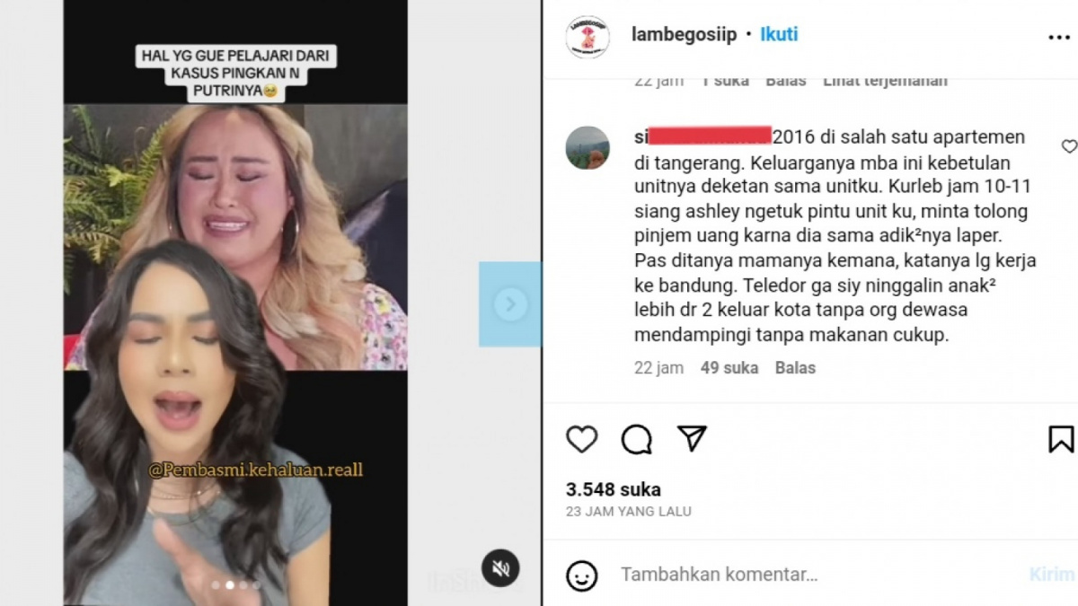 Warganet ungkap hal lain soal Pinkan Mambo [Instagram/ @lambegosiip]