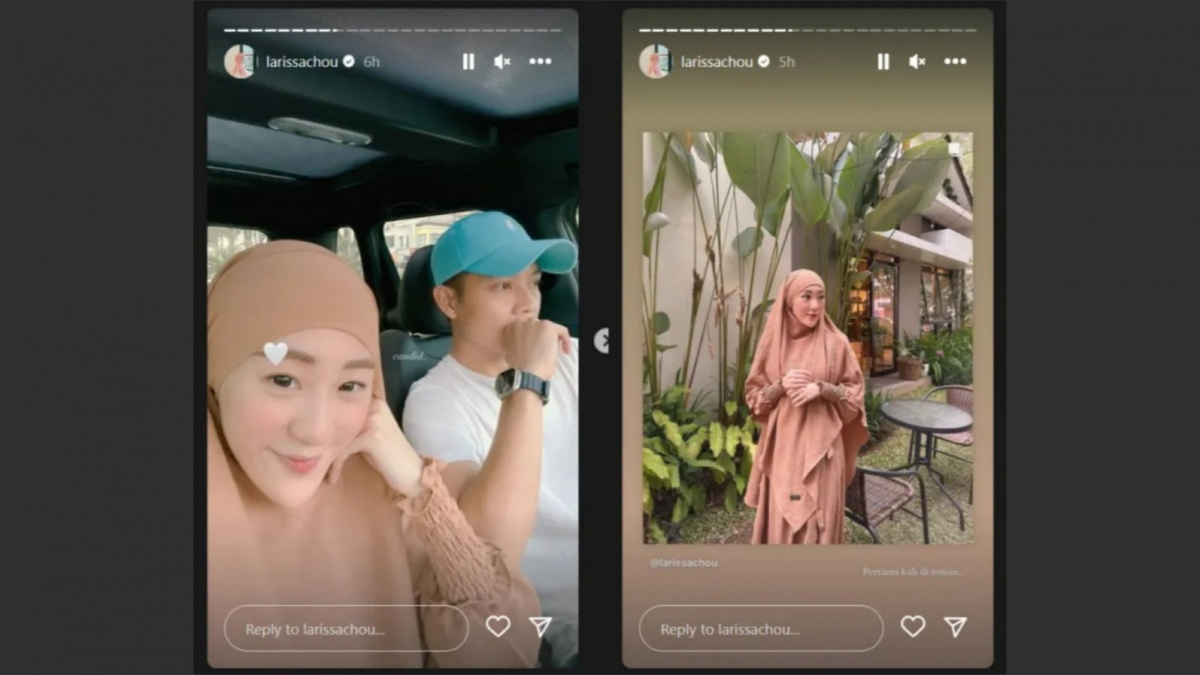 Unggahan Larissa dan Ikram [Instagram/ @larissachou]