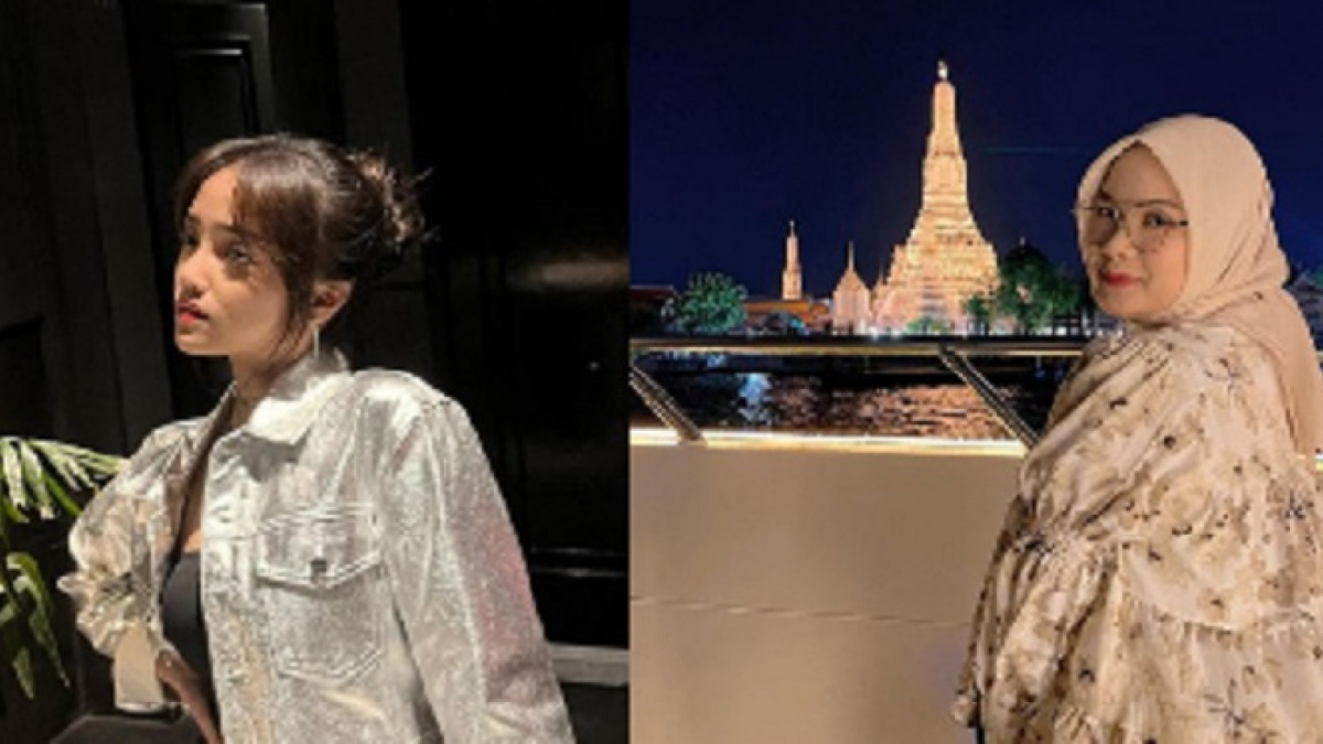 Kolase foto; Fuji yang dikabarkan sedang dengan dekat Asnawi, dan Zhadela merupakan mantan kekasih kapten timnas Indonesia U-23 tersebut. [Instagram]