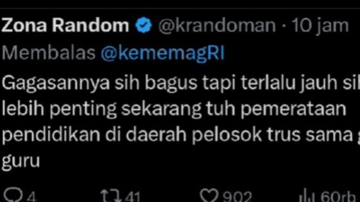 Akun centang biru beri kritik Maudy Ayunda [Tiktok @inf.gemini]