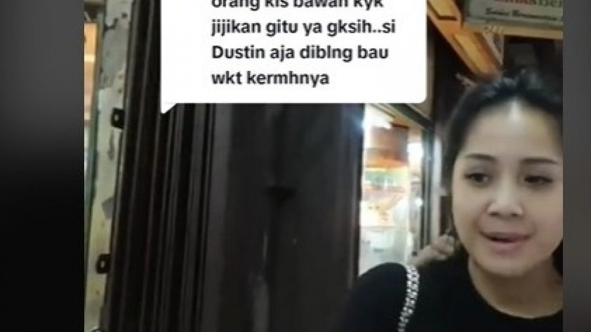 Momen Nagita Slavina saat berada di keramaian [Tiktok @sipalingtersakiti.com]