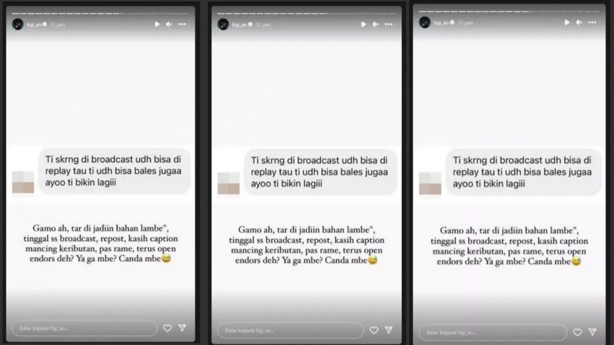 Fuji merasa dirugikan sejumlah akun gosip [Instagram/ @fuji_an]