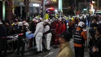 Kengerian Perayaan Halloween di Itaewon Korea Berujung Maut, Diduga 146 Orang Meninggal Dunia