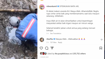 Mengejutkan! Dekat Makam Alm Eril Khan Ditemukan Mata Air : Masya Allah, Alhamdulilah