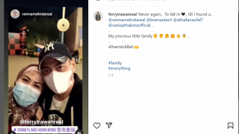 Nyali Ciut! Kolom Komentar Instagram Ferry Irawan di Nonaktifkan Semua