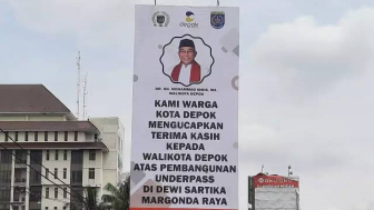 Depok kembali Viral, Geger Gara-gara Muncul Baliho Ini!