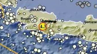 Dibuat Panik, Gempa Tektonik 4,3 SR Guncang Kawasan Bandung Barat