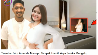 CEK FAKTA: Tersebar Foto Amanda Manopo Tampak Hamil, Arya Saloka Mengaku Amanda Beri Aura Positif