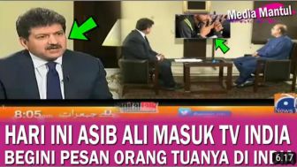 CEK FAKTA: Asib Ali Masuk Televisi India, Hingga Dapat Reaksi dari Keluarga? Simak Penjelasannya