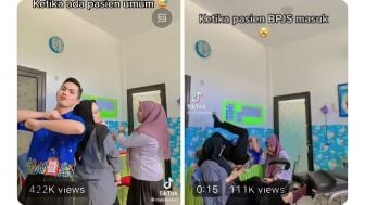 BIKIN EMOSI! Oknum Nakes Bikin Konten Bedakan Penanganan Pasien Umum dan BPJS di Tiktok