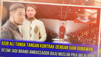 CEK FAKTA: Asib Ali Jadi Brand Ambassador Baju Milik Ivan Gunawan? Ini Penjelasannya