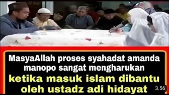 CEK FAKTA: Amanda Manopo Masuk Islam dan Dibimbing Ustadz Adi Hidayat? Simak Penjelasannya