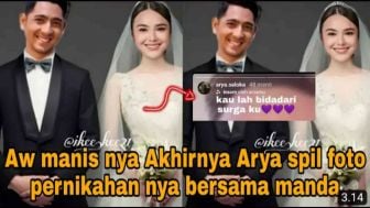 CEK FAKTA: Arya Saloka Perlihatkan Foto Pernikahan dengan Amanda Manopo, Benarkah?