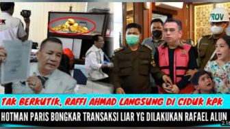 CEK FAKTA: Viral! Raffi Ahmad Diciduk KPK, Benarkah?