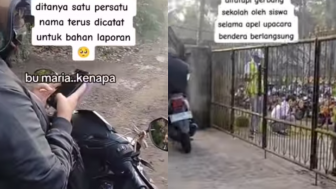 Datang Terlambat, Guru di Sekolah Ini Tidak Diperbolehkan Masuk oleh Siswanya