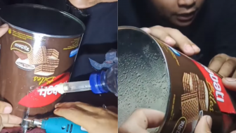 Kepalanya Tersangkut di Kaleng Wafer, Bocil Asal Tasikmalaya Ini Berhasil Dibantu Damkar