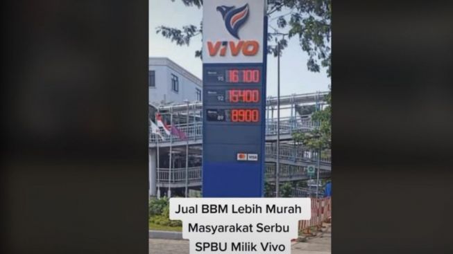 SPBU Vivo Jadi Alternatif Masyarakat Usai Kenaikan Harga BBM, Ternyata Segini Harganya