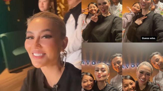 Akhirnya, Agnez Mo Temui Murid SMPN 1 Ciawi Bogor Devina Anindita dan Kesyia Aditia