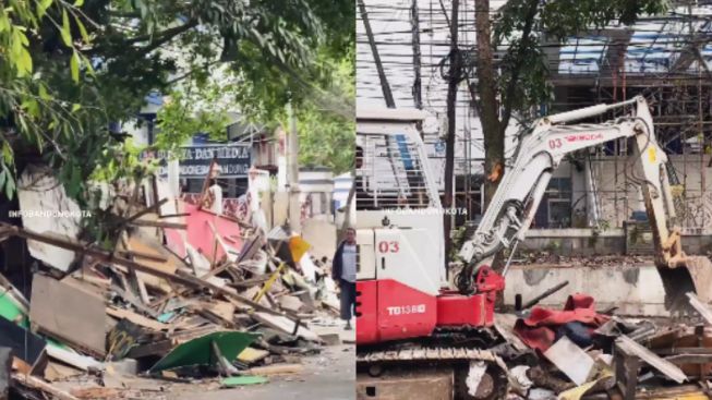 Pemkot Bandung Bongkar 38 Bangunan Liar: Tidak Mematikan Pedagang