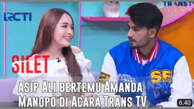 CEK FAKTA: Asib Ali Salah Tingkah Berjumpa Amanda Manopo di Acara Televisi? Simak Penjelasannya