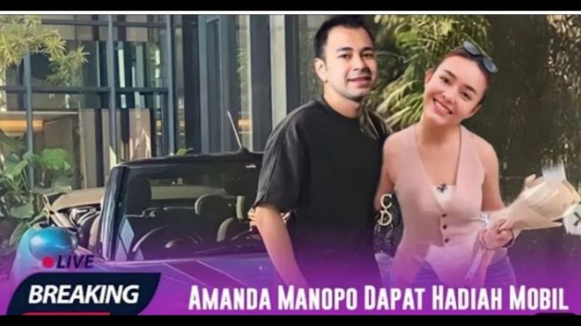 CEK FAKTA: The Real Sultan! Amanda Manopo Dapat Mobil Sport Mewah dari Raffi Ahmad?