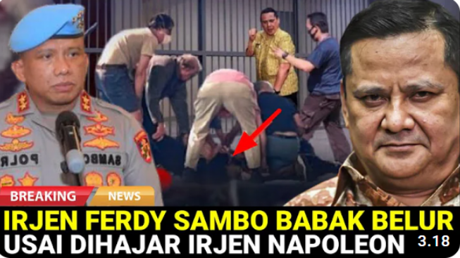 CEK FAKTA: Mengenaskan! Ferdy Sambo Babak Belur Usai Dihajar Napoleon Bonaparte di Penjara
