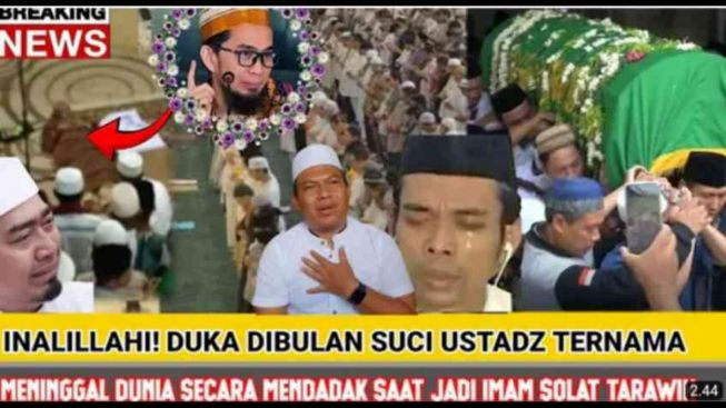 CEK FAKTA: Ustadz Adi Hidayat Meninggal di Bulan Ramadhan, Benarkah?