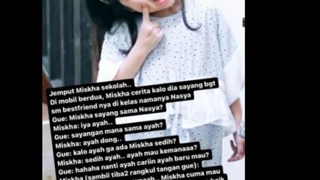Gugat Cerai Natasha Rizki, Desta Beri Kode ke Putrinya, Miskha: Cariin Ayah Baru!