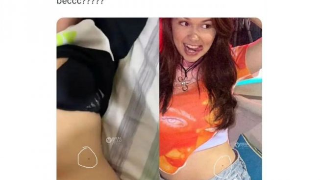 Soroti Tahi Lalat di Perut Rebecca Klopper, Sama Kaya dalam Video Syur!