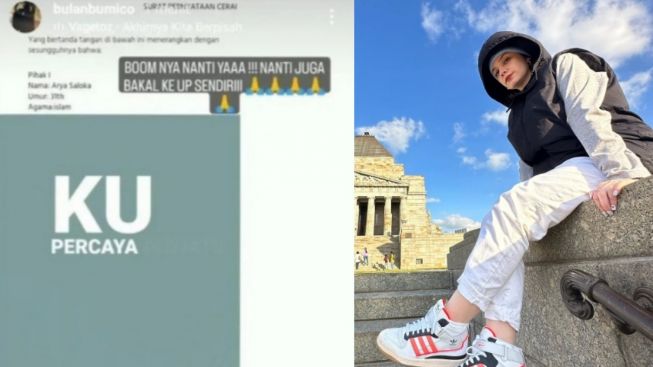 Beredar Surat Cerai Diduga atas Nama Arya Saloka, Warganet Sindir Putri Anne: Harusnya Kayak Dahlia Poland