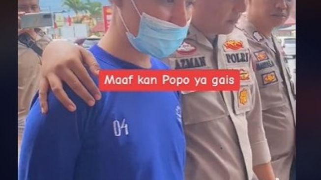 Rekam Aksi Tak Senonoh, Popo Barbie Resmi Jadi Tahanan Polres Kerinci