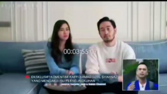 Syahnaz Sadiqah Akui Perselingkuhannya, Raffi Ahmad sebut Musibah!