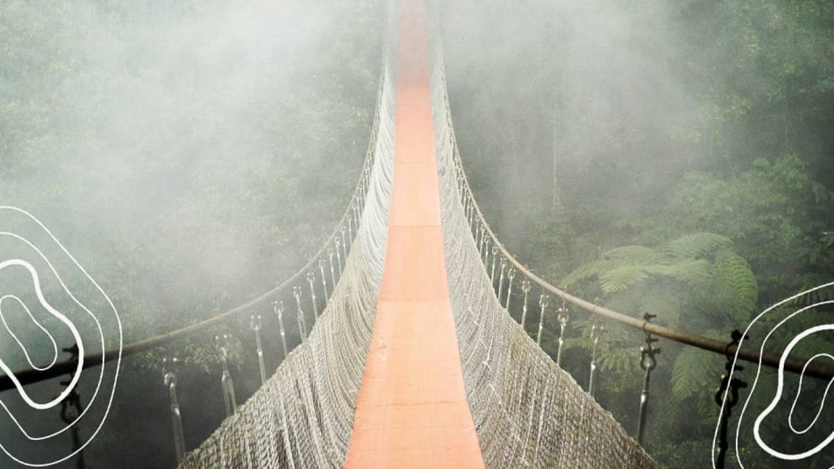 Potret Keindahan Jembatan Gantung Situ Gunung [Instagram/@situgunungsuspensionbri]