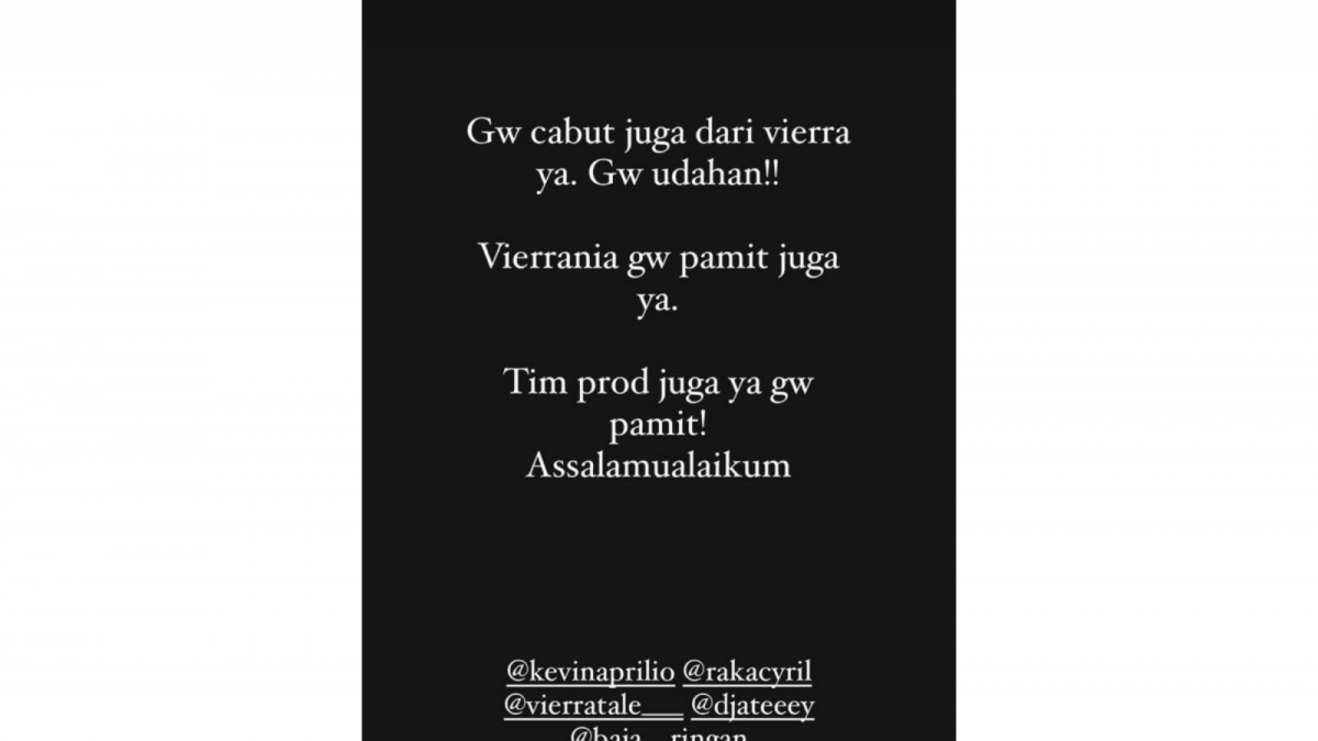 Unggahan Widy di akun instagramnya [instagram.com/widikidiwdkdw]