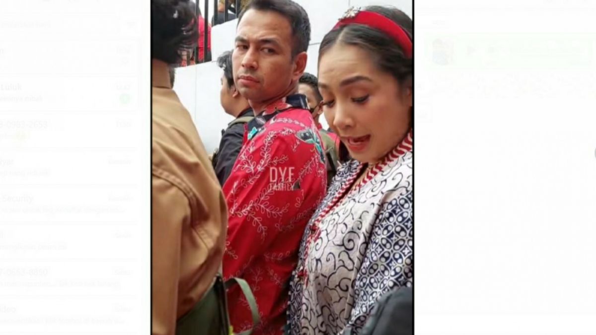 ekspresi tidak ramah Raffi Ahmad tertangkap kamera warganet [tiktok @dian_yudha]