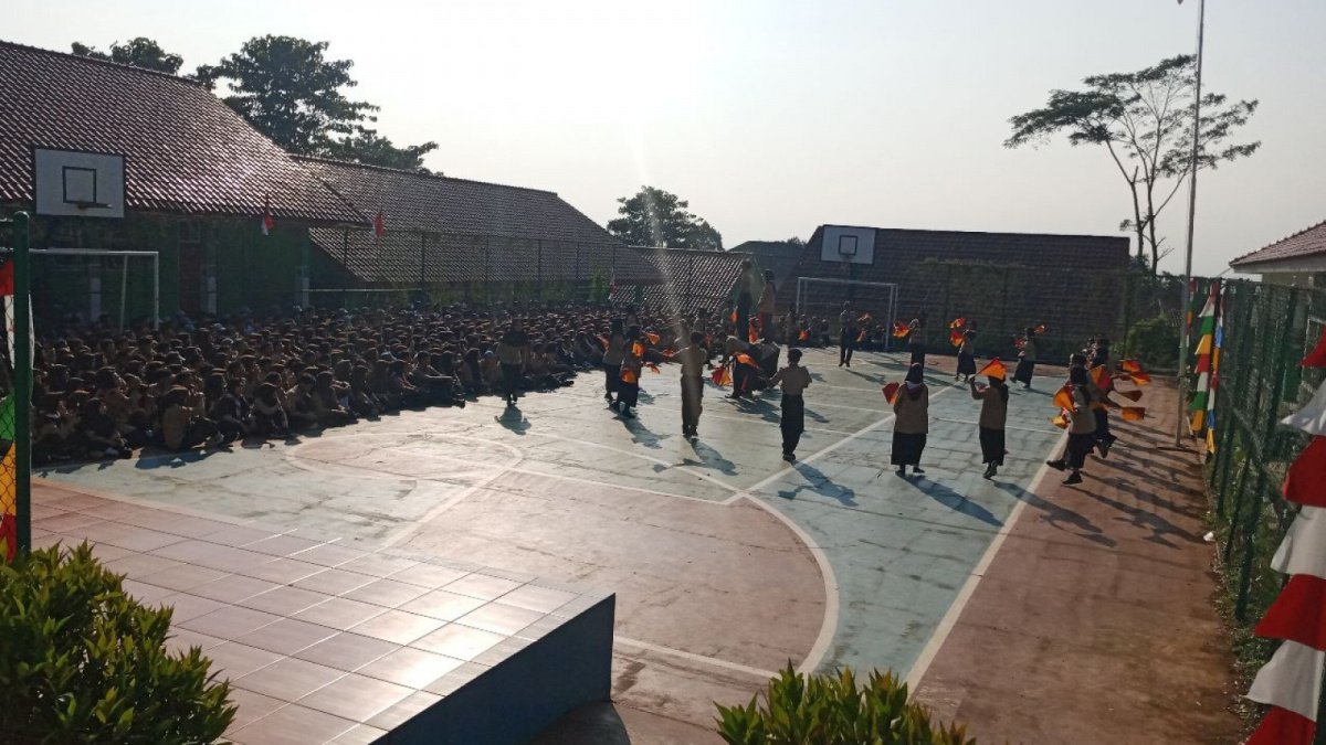 Peringatan Ulang Tahun Pramuka di SMAN 1 Cijeruk [Dok. Sutanandika]