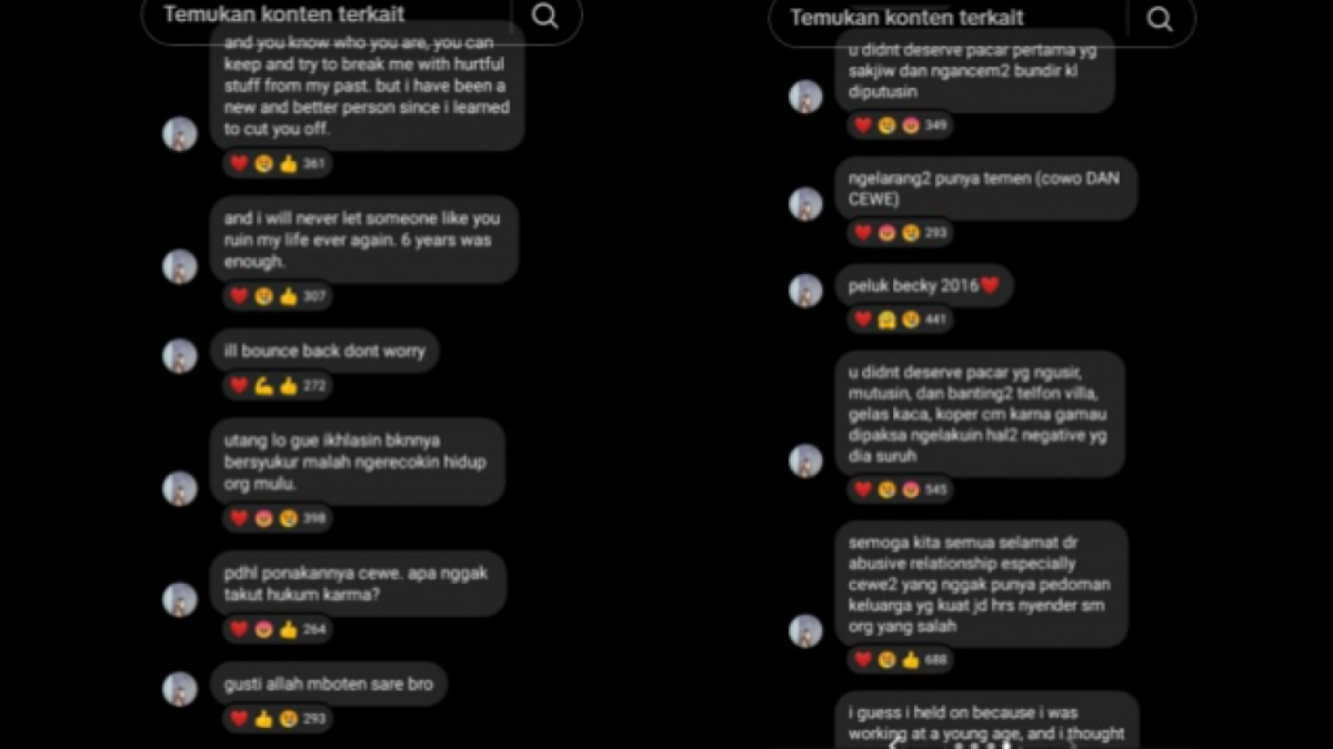 Isi curhat Rebbeca klopper [Tangkapan laya TikTok @puntenlurrrr]