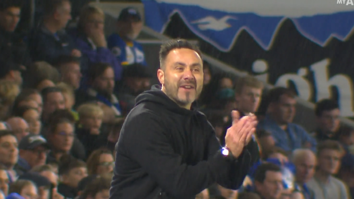 Roberto De Zerbi [tangkapan layar dari My Albion TV]